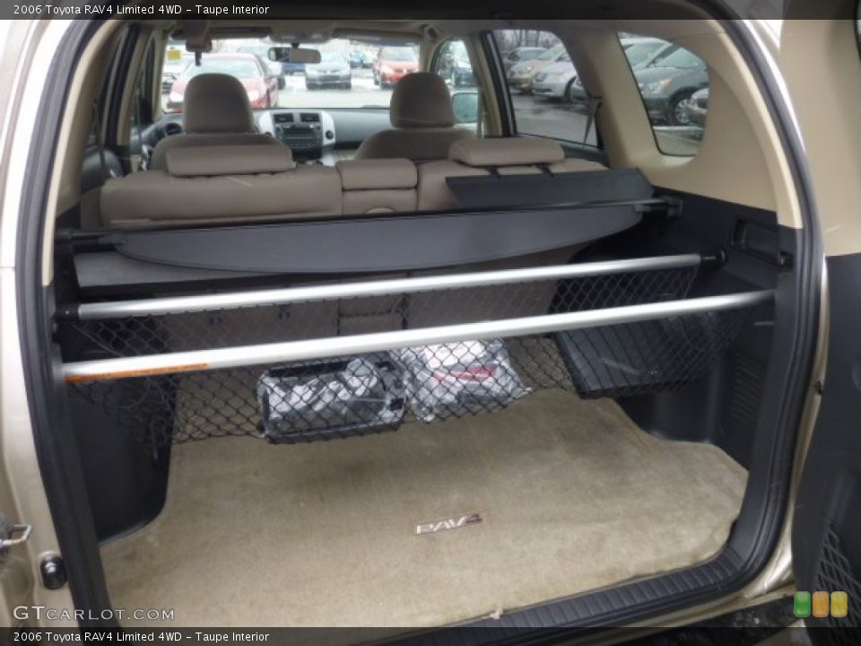 Taupe Interior Trunk for the 2006 Toyota RAV4 Limited 4WD #77844975