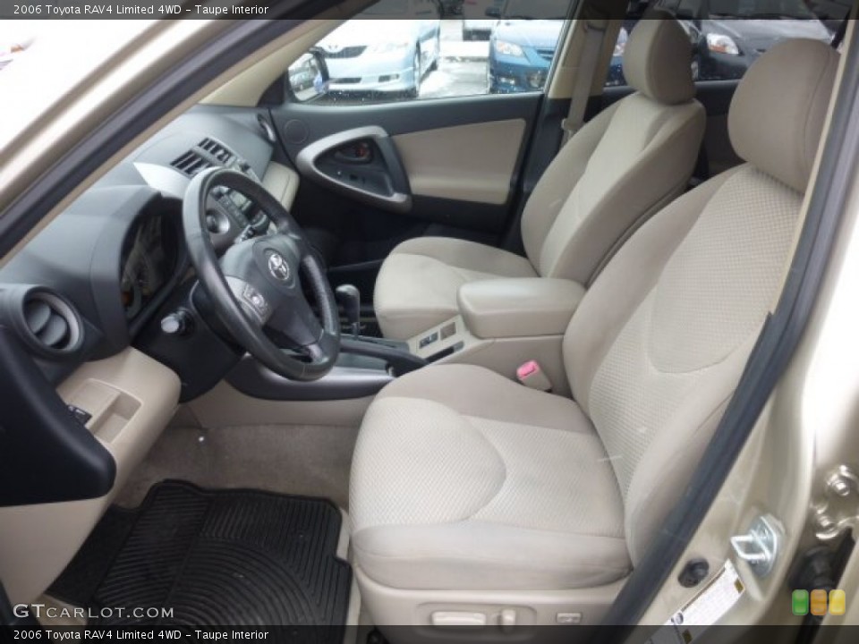 Taupe Interior Front Seat for the 2006 Toyota RAV4 Limited 4WD #77845020