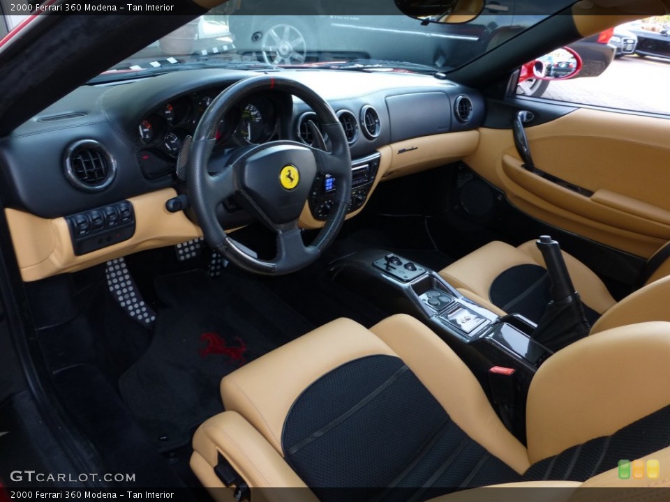 Tan 2000 Ferrari 360 Interiors