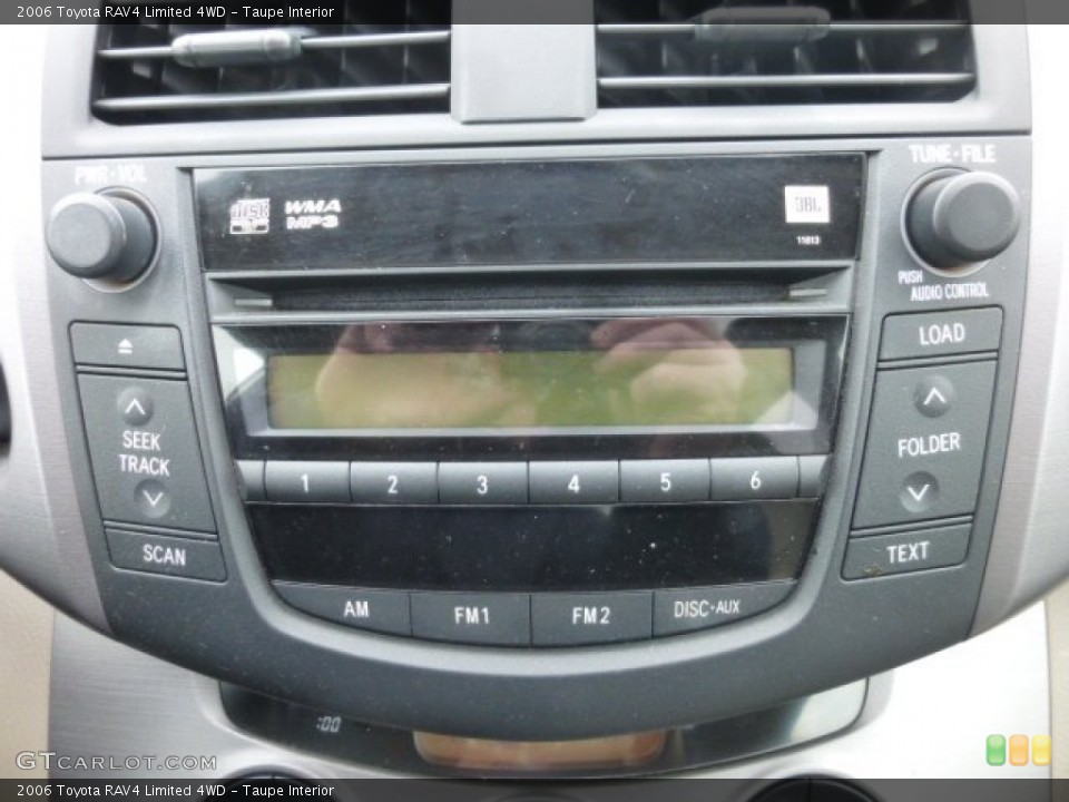 Taupe Interior Audio System for the 2006 Toyota RAV4 Limited 4WD #77845080