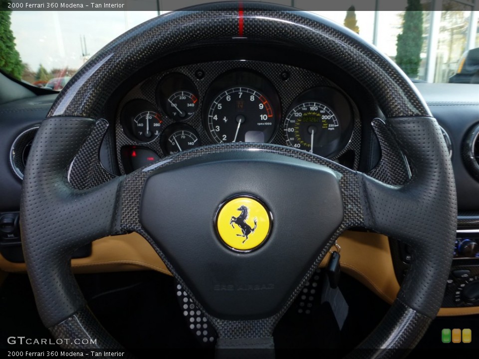 Tan Interior Steering Wheel for the 2000 Ferrari 360 Modena #77845206