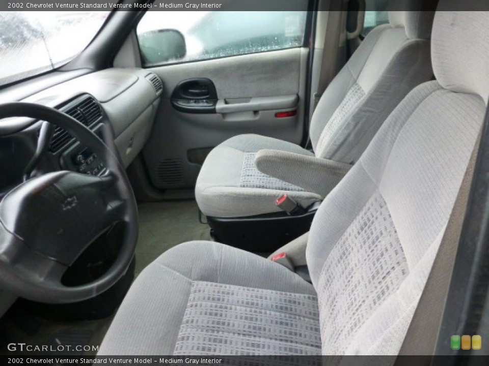 Medium Gray Interior Front Seat for the 2002 Chevrolet Venture  #77845260