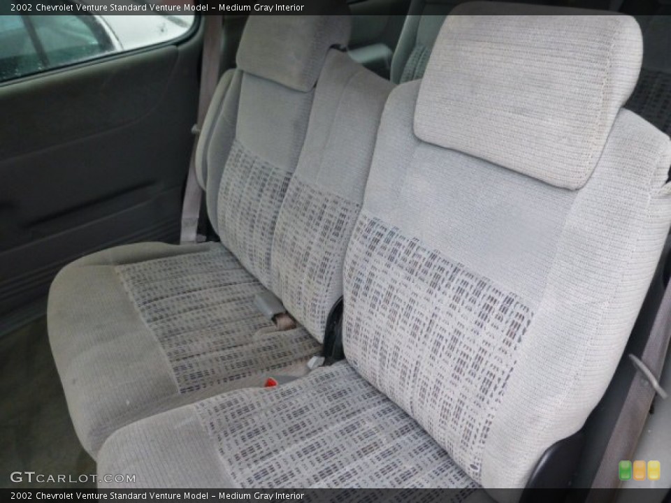 Medium Gray Interior Rear Seat for the 2002 Chevrolet Venture  #77845281