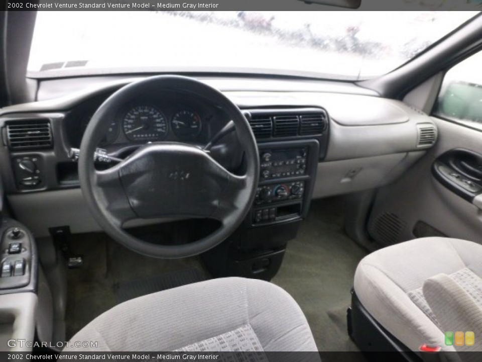 Medium Gray Interior Prime Interior for the 2002 Chevrolet Venture  #77845323