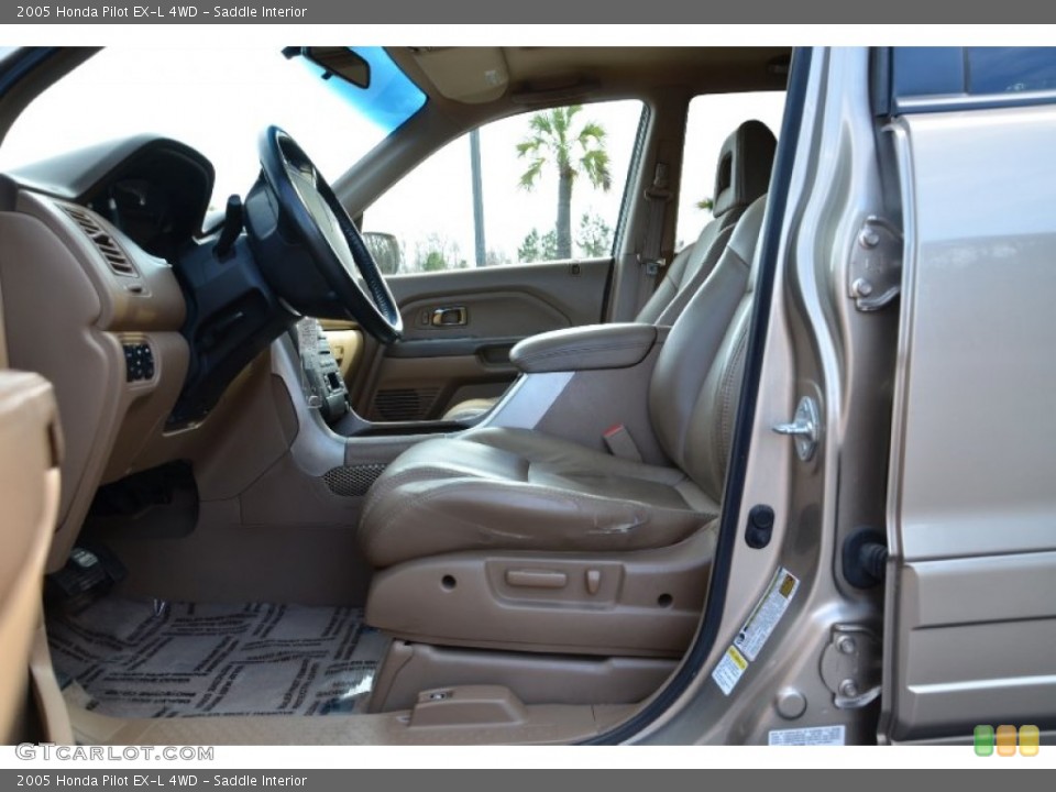 Saddle Interior Front Seat for the 2005 Honda Pilot EX-L 4WD #77845367