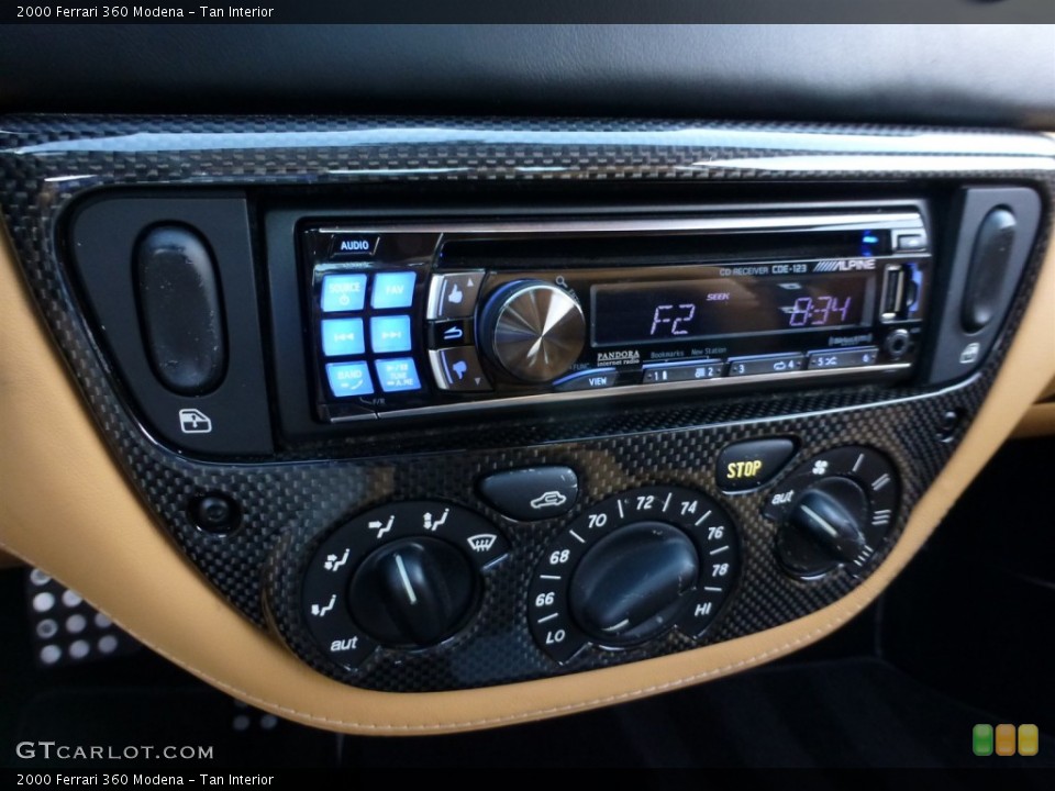 Tan Interior Controls for the 2000 Ferrari 360 Modena #77845389