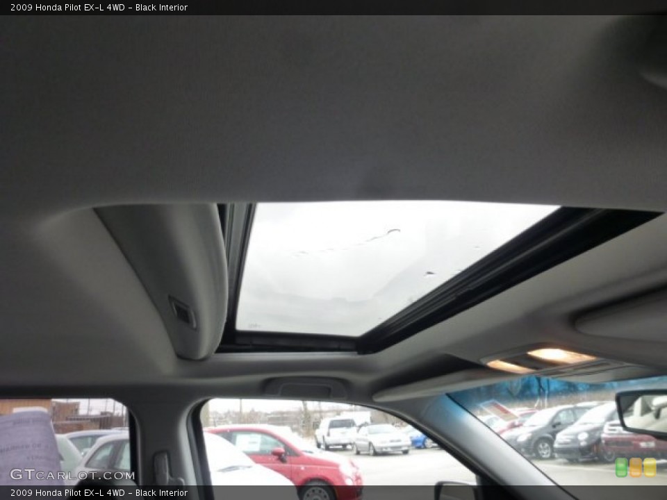 Black Interior Sunroof for the 2009 Honda Pilot EX-L 4WD #77846025