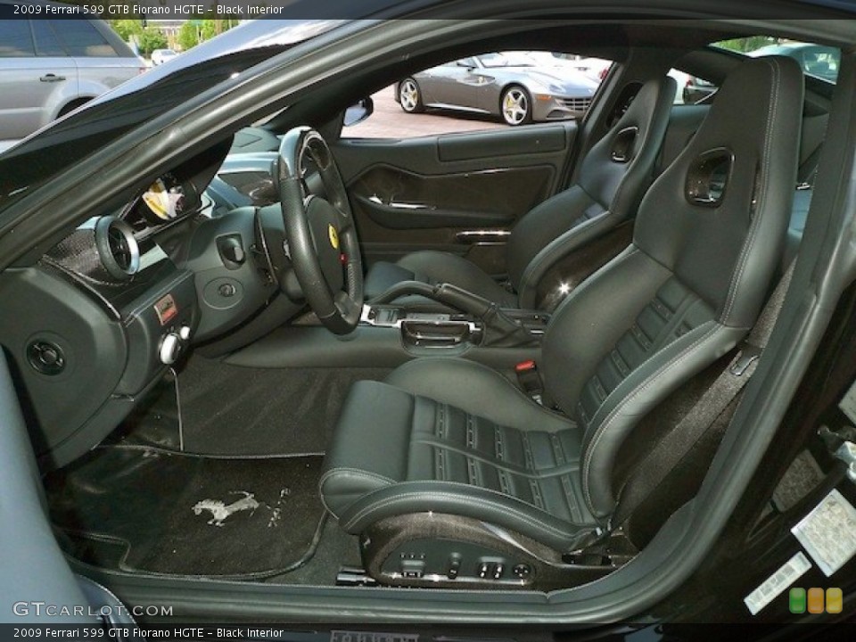 Black Interior Front Seat for the 2009 Ferrari 599 GTB Fiorano HGTE #77846133