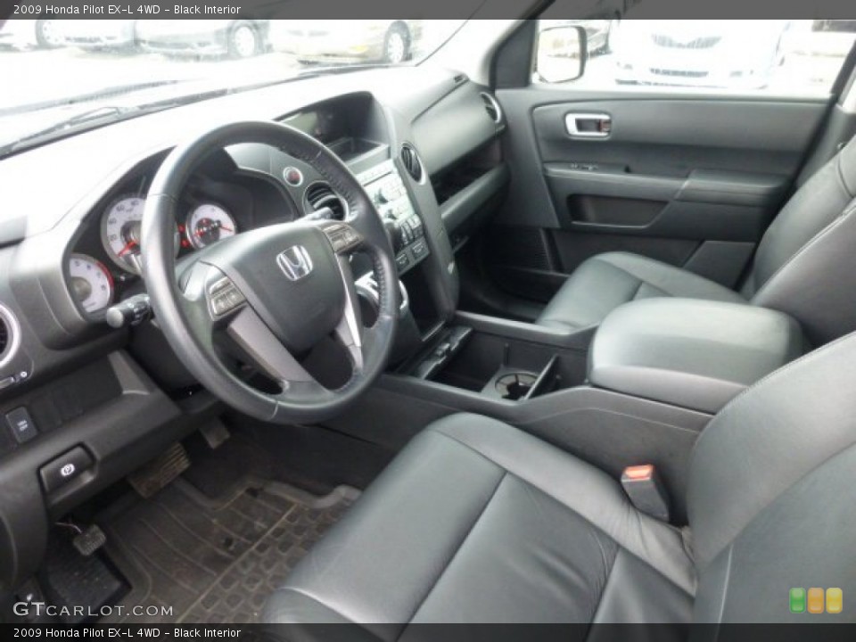 Black Interior Prime Interior for the 2009 Honda Pilot EX-L 4WD #77846139
