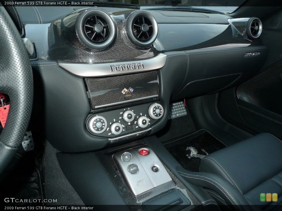 Black Interior Controls for the 2009 Ferrari 599 GTB Fiorano HGTE #77846184