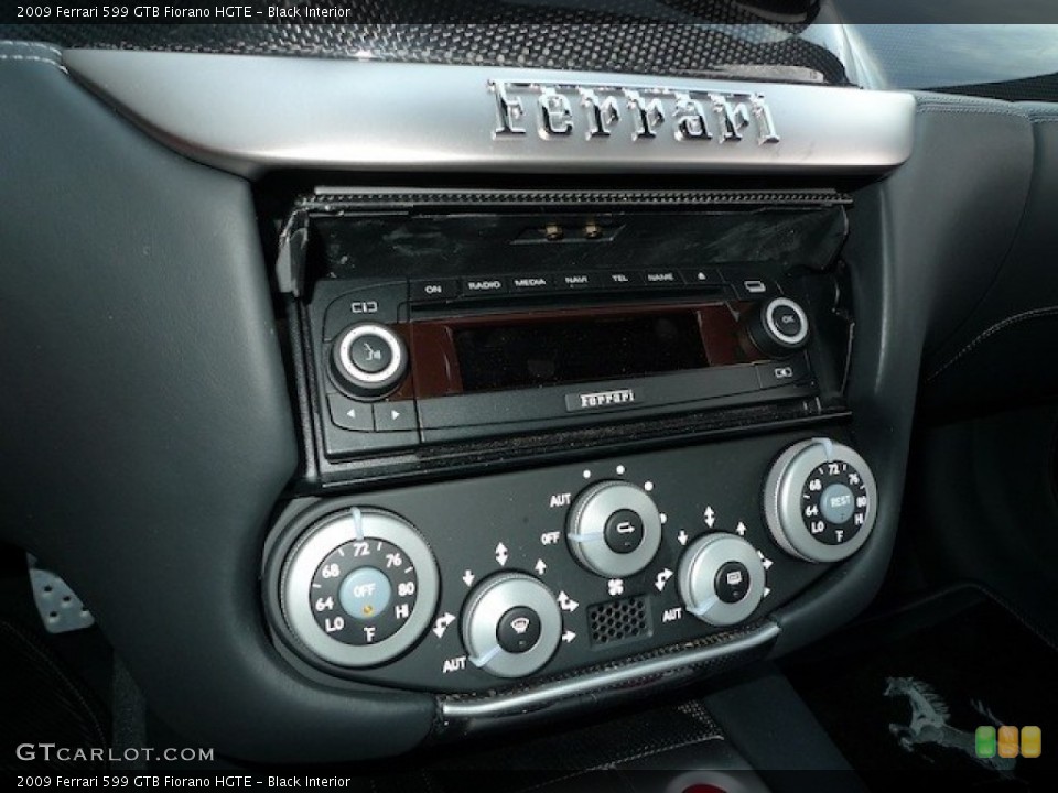 Black Interior Controls for the 2009 Ferrari 599 GTB Fiorano HGTE #77846213