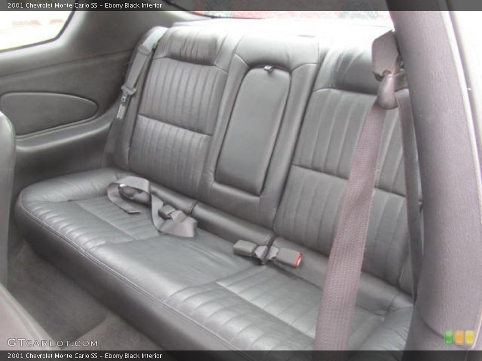 Ebony Black Interior Rear Seat for the 2001 Chevrolet Monte Carlo SS #77846231