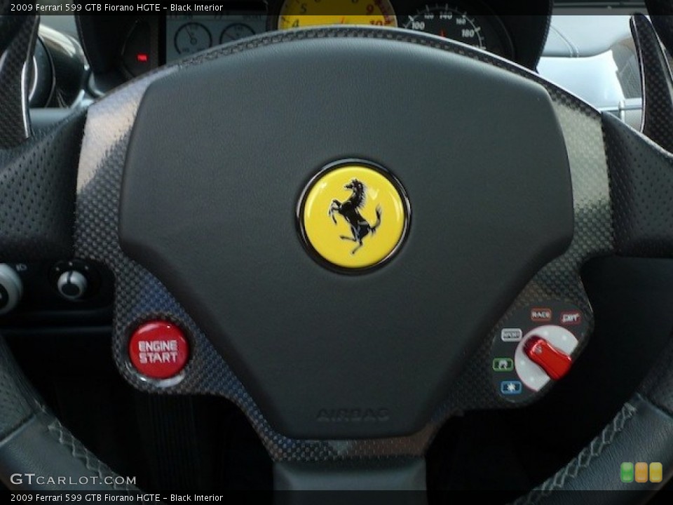 Black Interior Controls for the 2009 Ferrari 599 GTB Fiorano HGTE #77846264