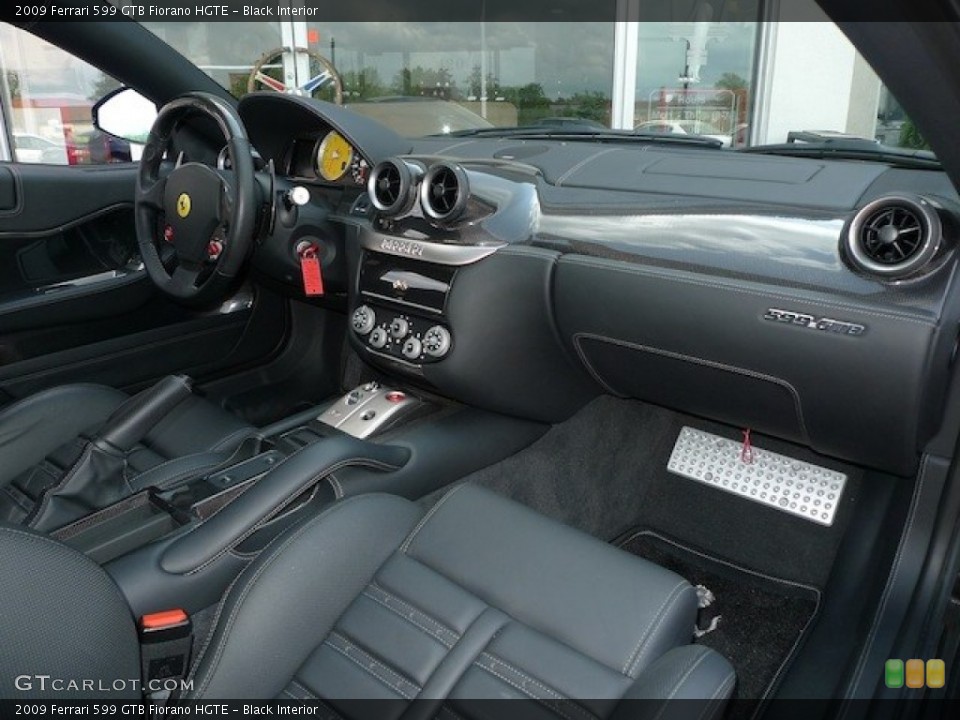Black Interior Dashboard for the 2009 Ferrari 599 GTB Fiorano HGTE #77846382
