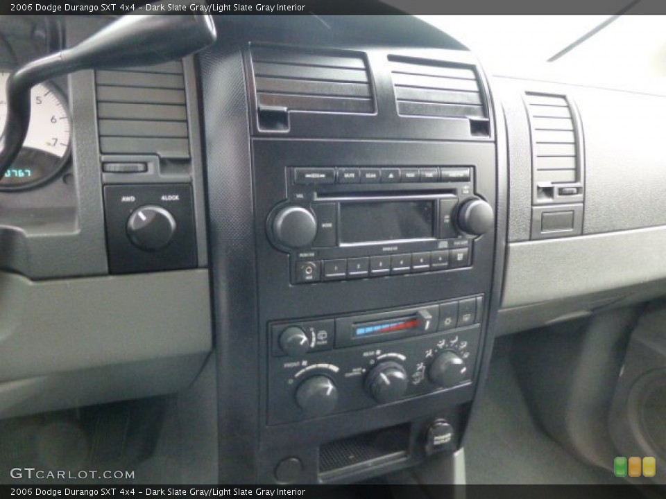 Dark Slate Gray/Light Slate Gray Interior Controls for the 2006 Dodge Durango SXT 4x4 #77847223