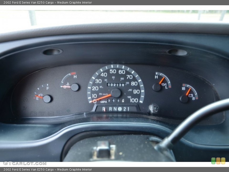 Medium Graphite Interior Gauges for the 2002 Ford E Series Van E250 Cargo #77847336