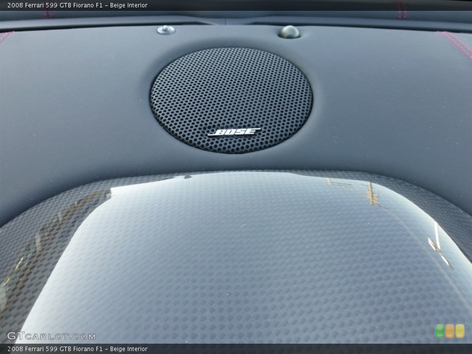 Beige Interior Audio System for the 2008 Ferrari 599 GTB Fiorano F1 #77848164
