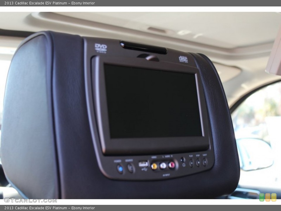 Ebony Interior Entertainment System for the 2013 Cadillac Escalade ESV Platinum #77848214
