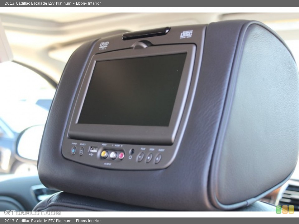 Ebony Interior Entertainment System for the 2013 Cadillac Escalade ESV Platinum #77848266