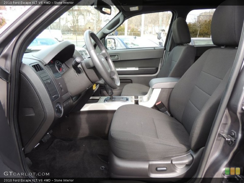 Stone Interior Front Seat for the 2010 Ford Escape XLT V6 4WD #77848515