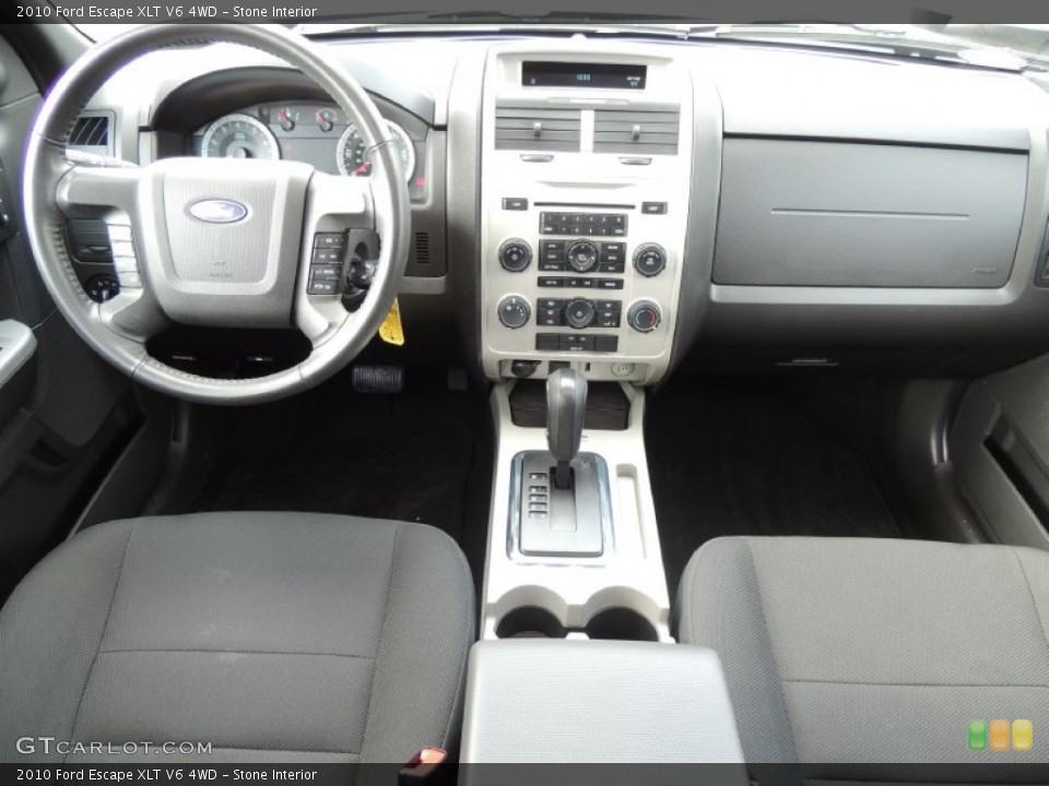 Stone Interior Dashboard for the 2010 Ford Escape XLT V6 4WD #77848560