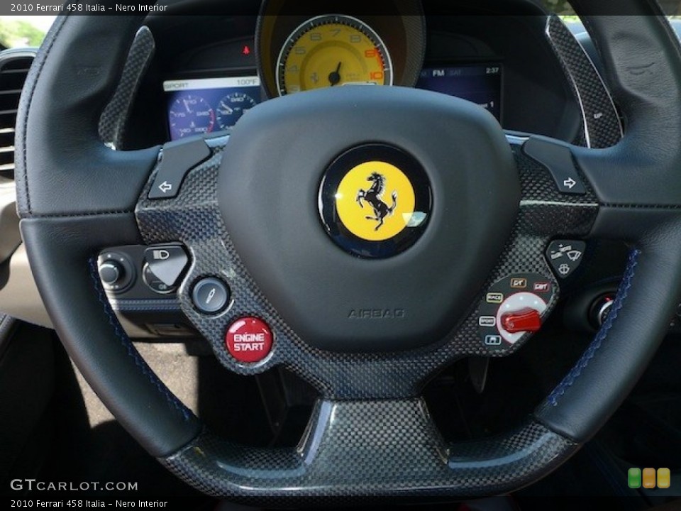 Nero Interior Steering Wheel for the 2010 Ferrari 458 Italia #77848848