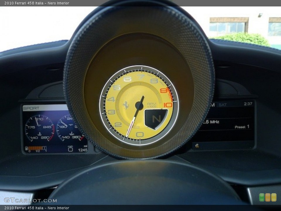 Nero Interior Gauges for the 2010 Ferrari 458 Italia #77848866