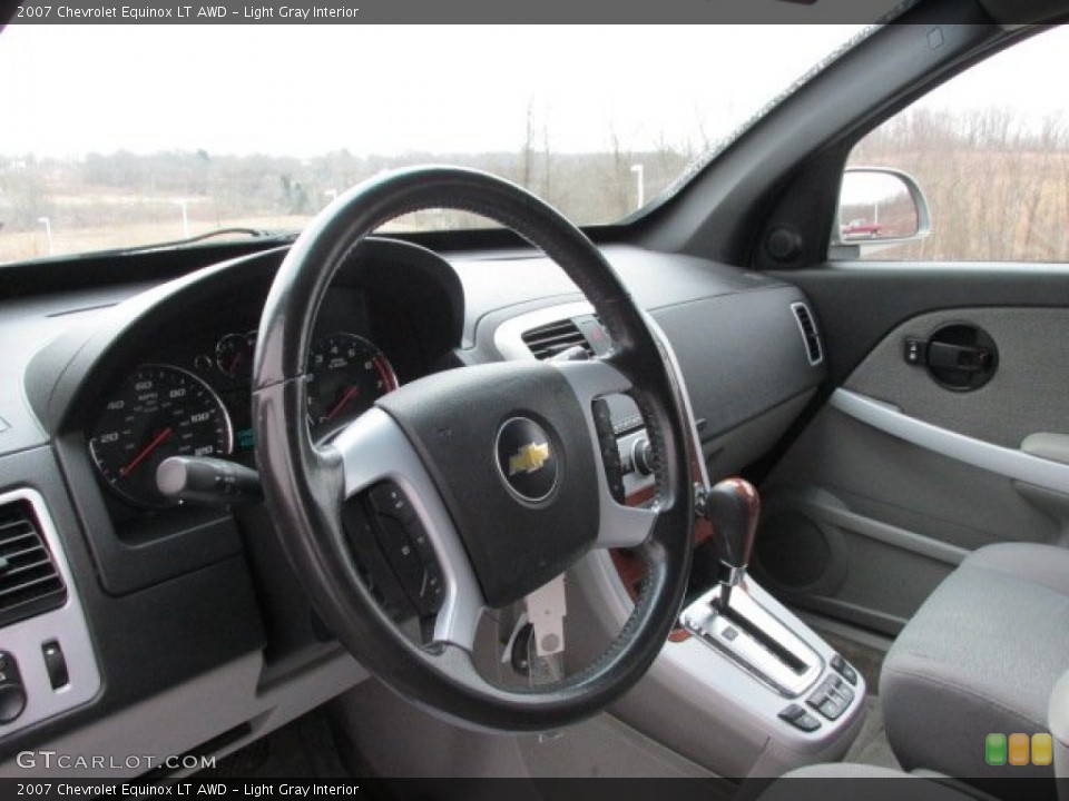 Light Gray Interior Steering Wheel for the 2007 Chevrolet Equinox LT AWD #77849596