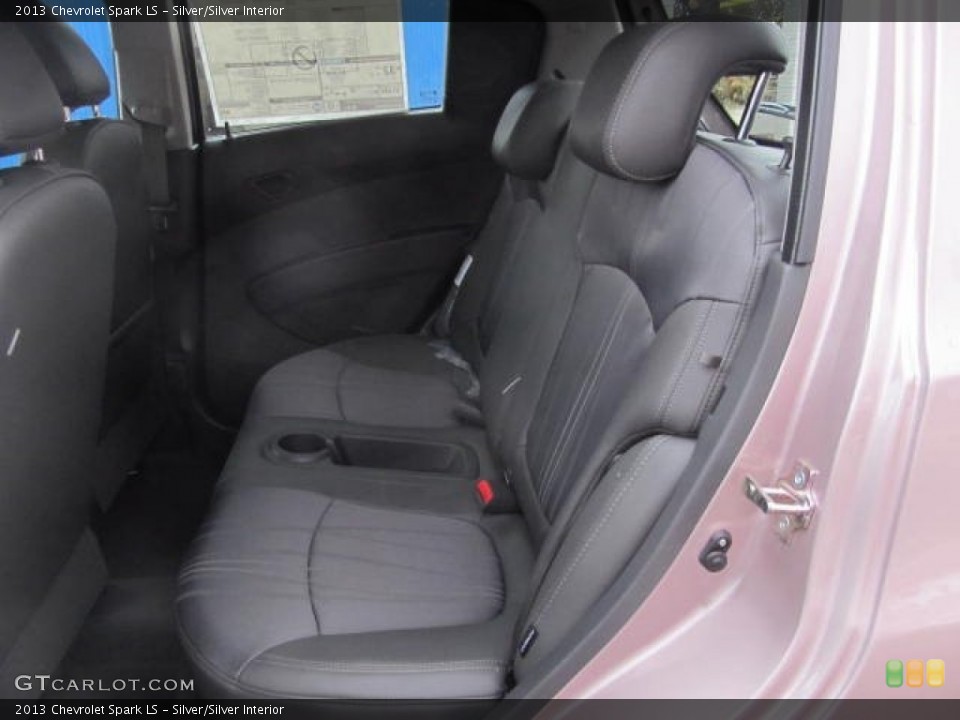 Silver/Silver Interior Rear Seat for the 2013 Chevrolet Spark LS #77849703