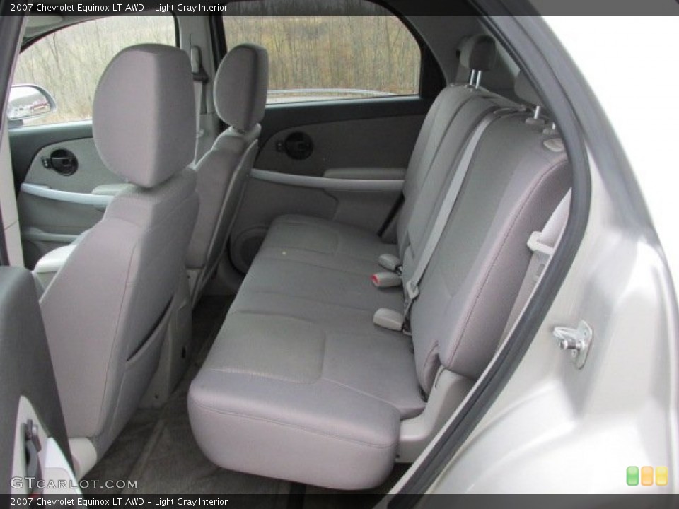 Light Gray Interior Rear Seat for the 2007 Chevrolet Equinox LT AWD #77849745