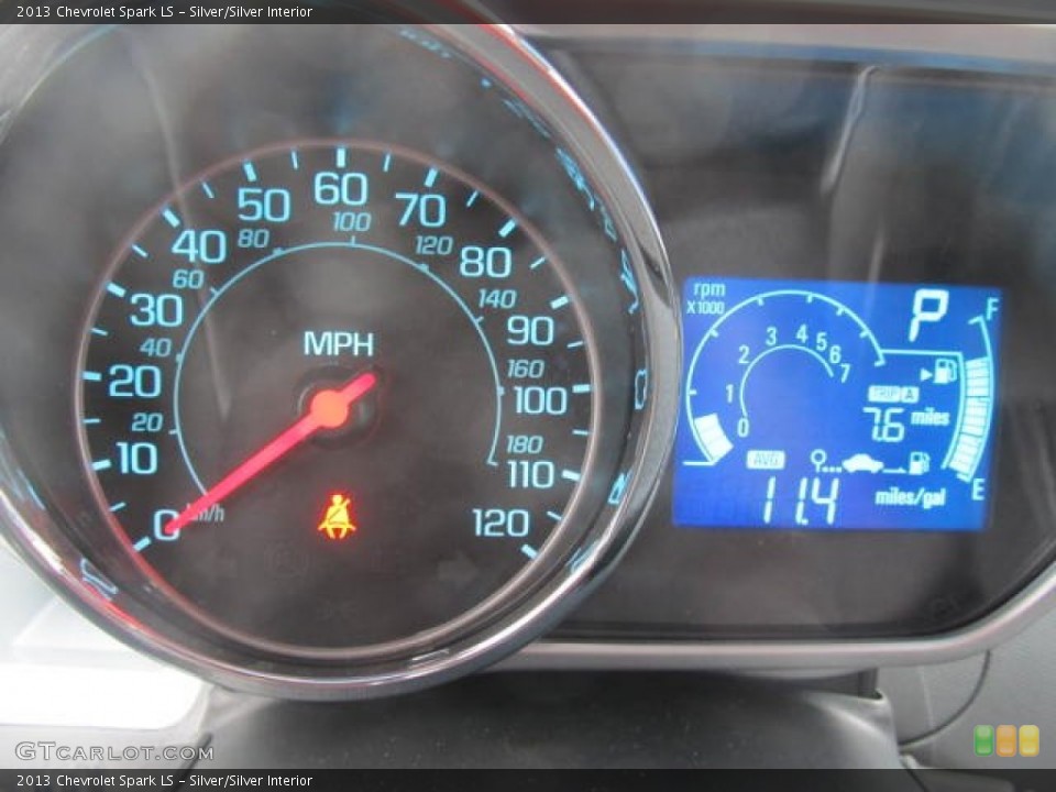 Silver/Silver Interior Gauges for the 2013 Chevrolet Spark LS #77849826