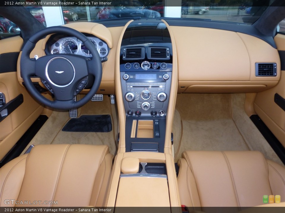 Sahara Tan Interior Dashboard for the 2012 Aston Martin V8 Vantage Roadster #77850091