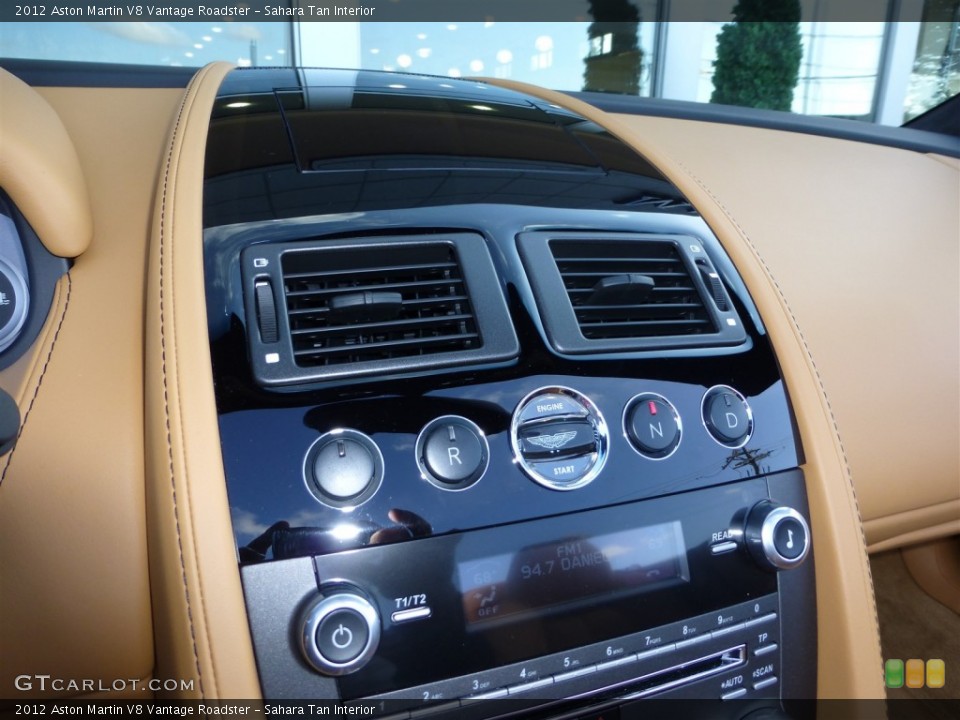 Sahara Tan Interior Controls for the 2012 Aston Martin V8 Vantage Roadster #77850210