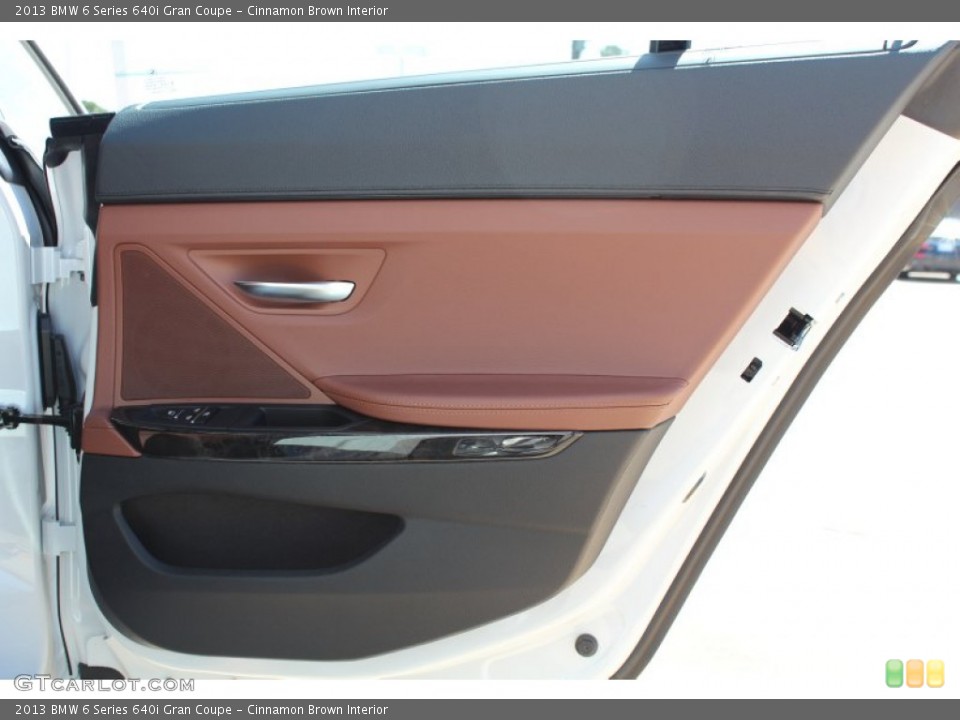 Cinnamon Brown Interior Door Panel for the 2013 BMW 6 Series 640i Gran Coupe #77851009