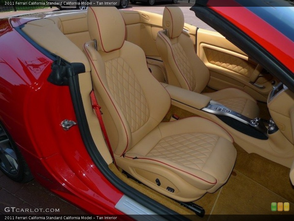 Tan Interior Front Seat for the 2011 Ferrari California  #77851083