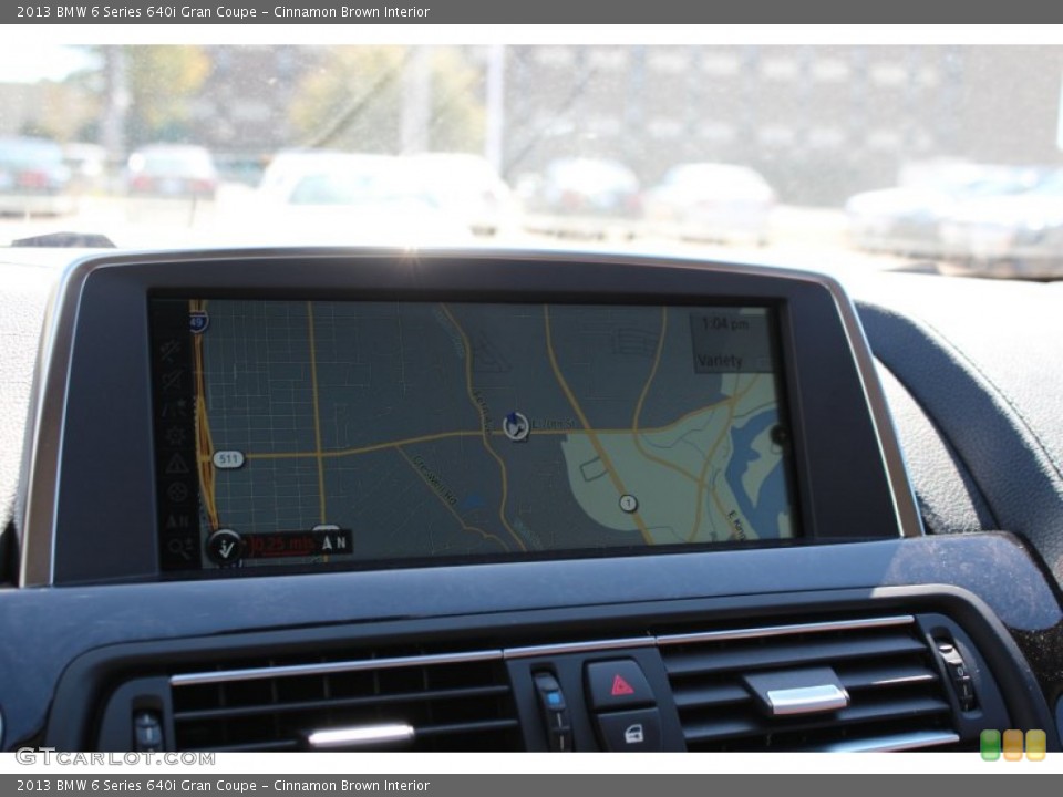 Cinnamon Brown Interior Navigation for the 2013 BMW 6 Series 640i Gran Coupe #77851116