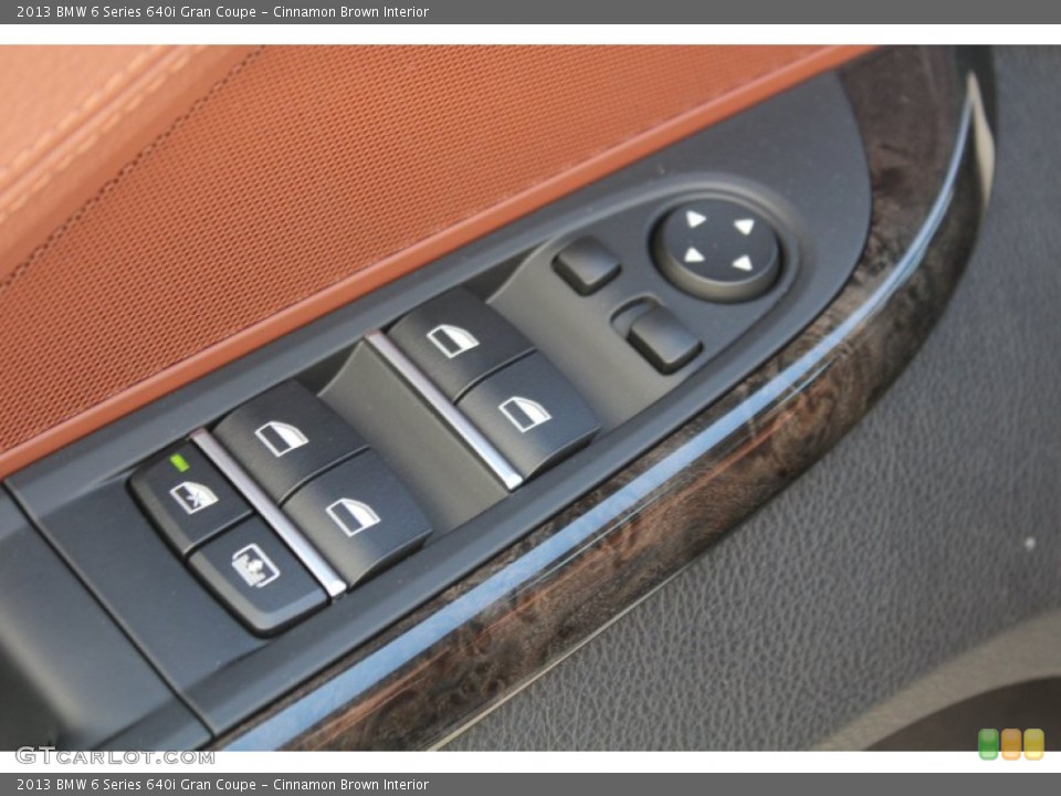 Cinnamon Brown Interior Controls for the 2013 BMW 6 Series 640i Gran Coupe #77851316
