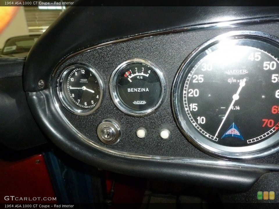 Red Interior Gauges for the 1964 ASA 1000 GT Coupe #77851623