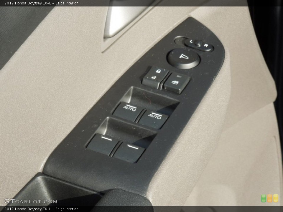 Beige Interior Controls for the 2012 Honda Odyssey EX-L #77852018