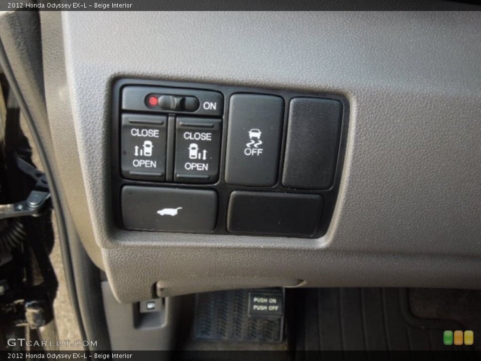 Beige Interior Controls for the 2012 Honda Odyssey EX-L #77852043