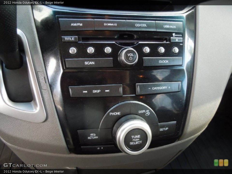 Beige Interior Controls for the 2012 Honda Odyssey EX-L #77852085
