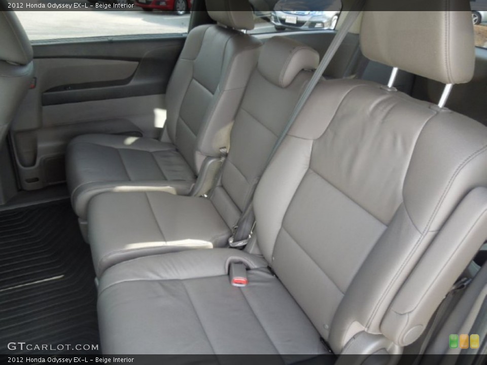 Beige Interior Rear Seat for the 2012 Honda Odyssey EX-L #77852230