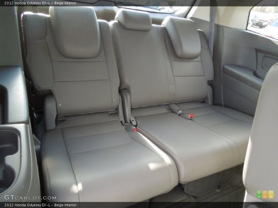 Beige Interior Rear Seat for the 2012 Honda Odyssey EX-L #77852275