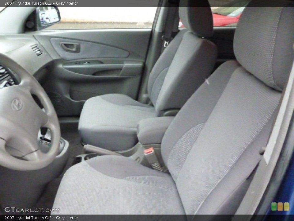 Gray Interior Front Seat for the 2007 Hyundai Tucson GLS #77852338