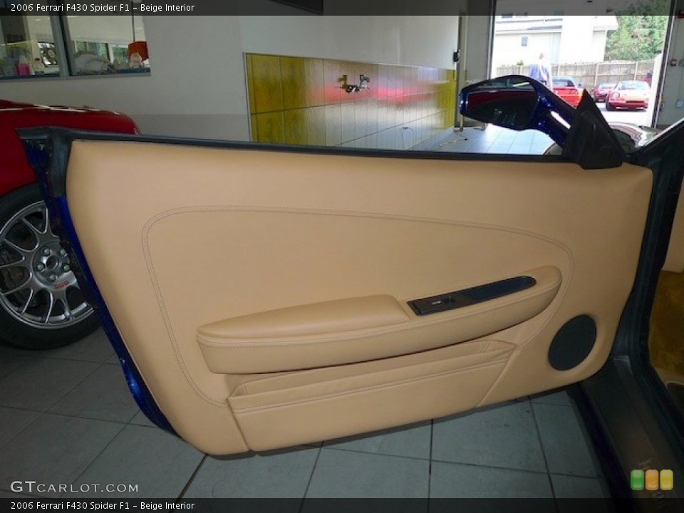 Beige Interior Door Panel for the 2006 Ferrari F430 Spider F1 #77852379