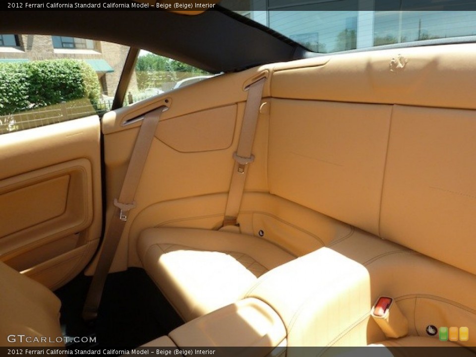 Beige (Beige) Interior Rear Seat for the 2012 Ferrari California  #77853483