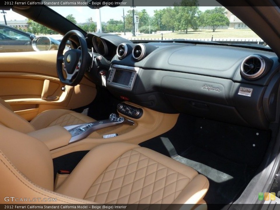 Beige (Beige) Interior Dashboard for the 2012 Ferrari California  #77853524