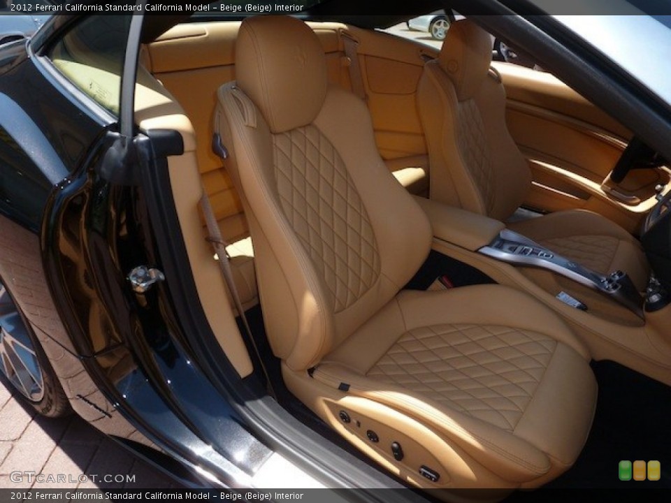 Beige (Beige) Interior Front Seat for the 2012 Ferrari California  #77853573