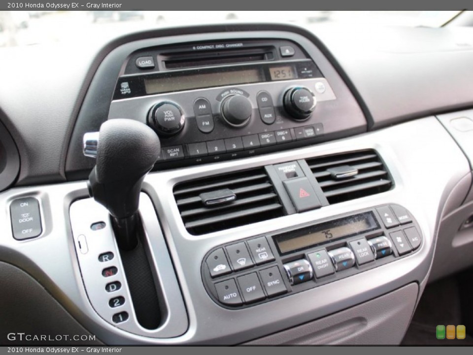 Gray Interior Controls for the 2010 Honda Odyssey EX #77853598