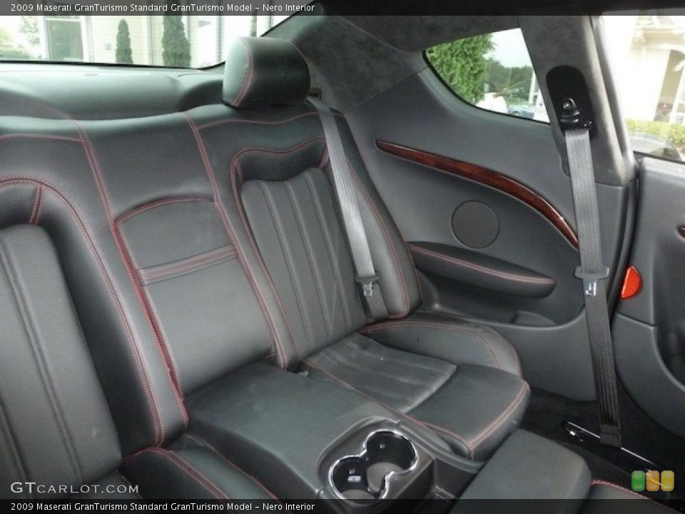 Nero Interior Rear Seat for the 2009 Maserati GranTurismo  #77854200